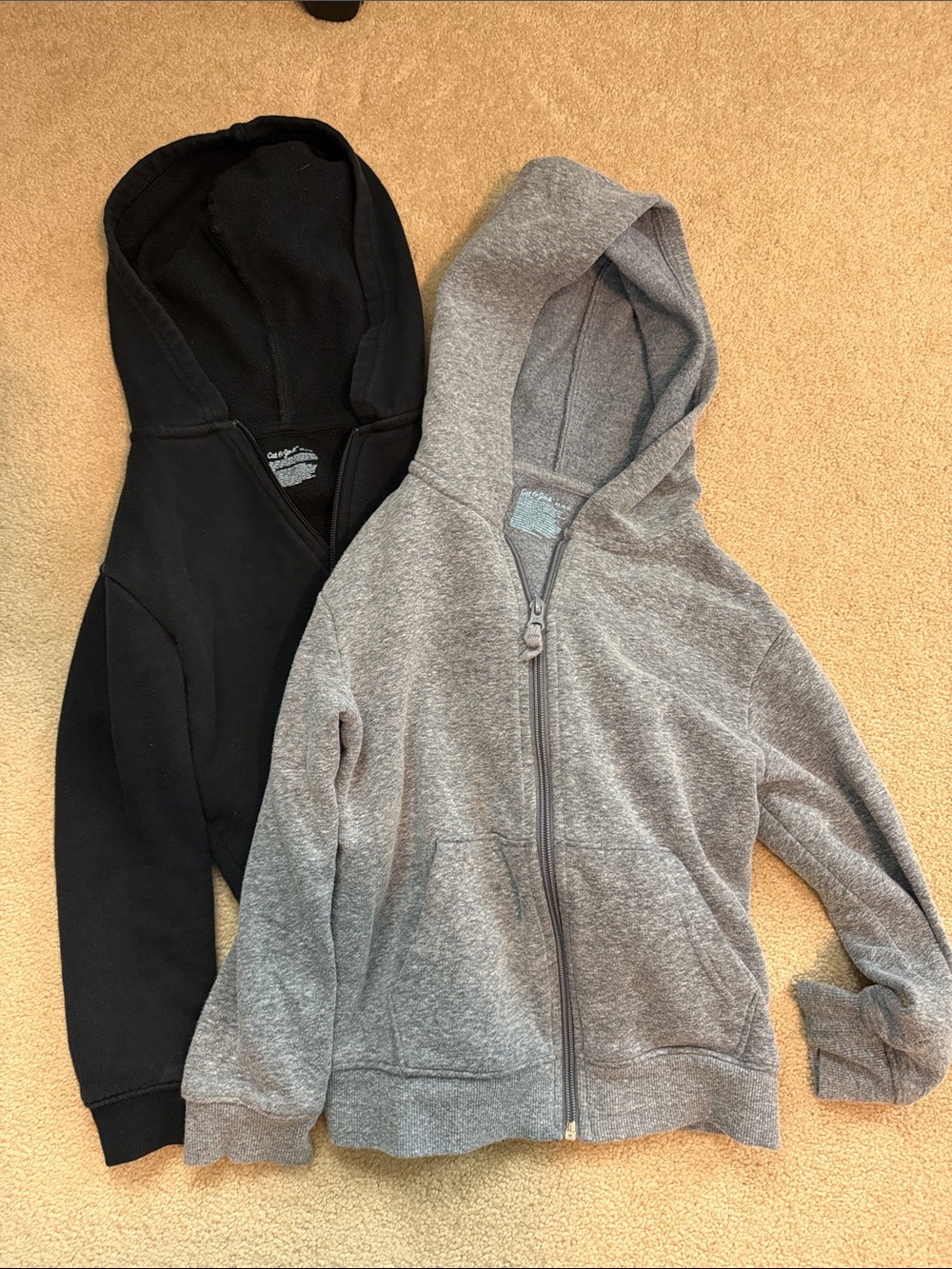 Bundle Cat & Jack Kids Zip-Up Hoodies -  XS 4/5